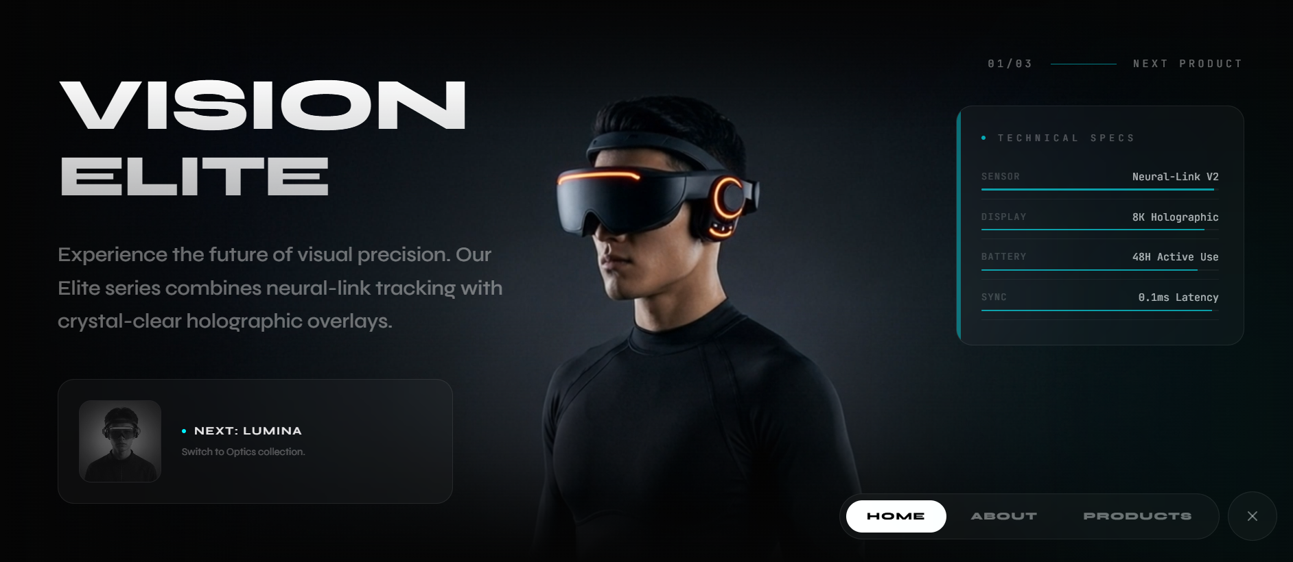 3D Optics - E-Commerce Showcase cover